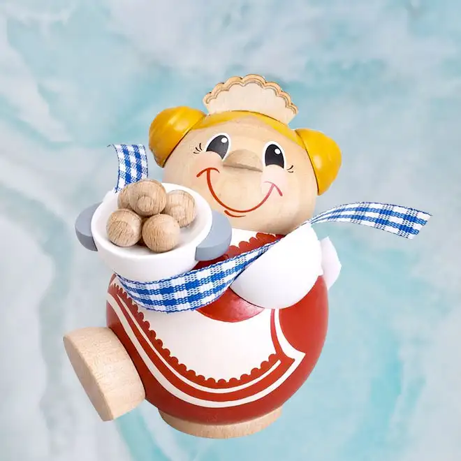 Grafik: Kugelräucherfigur mit Schüssel