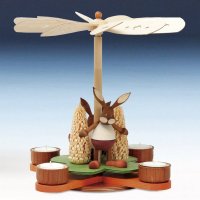 Knuth Neuber Glückskleepyramide Hase bunt