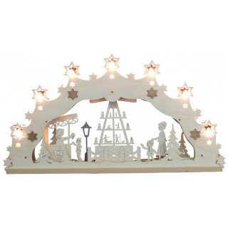 Decor und Design Schwibbogen Pyramide 3D