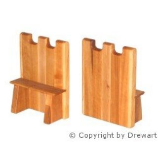 Drewart hohe Mauer aus Holz 15 cm
