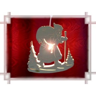 Fensterbild Weihnachtsmann