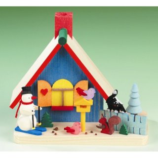 Graupner Rauchhaus mit Schneemann
