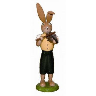 Holzkunst Gahlenz Hase mit Geige