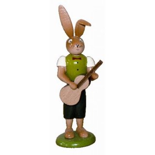 Holzkunst Gahlenz Hase mit Gitarre