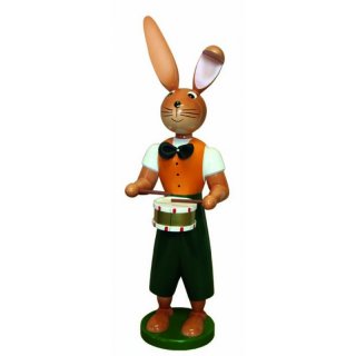 Holzkunst Gahlenz Hase mit Trommel