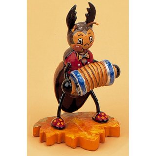 Hubrig Hirschkäfer mit Ziehharmonika