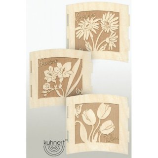Kuhnert Teelichthalter Frühlingsblumen