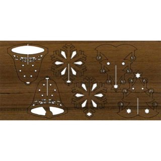 Puzzlekarte Baumschmuck