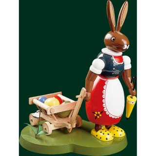 Richard Glässer Hase mit Handwagen