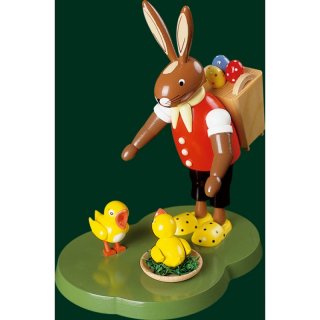Richard Glässer Hase stehend mit Korb