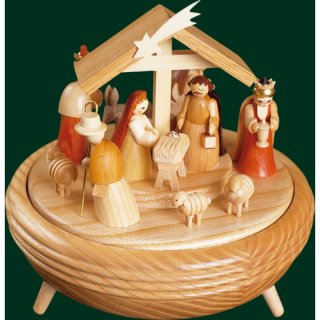 Richard Glässer Spieldose Christi Geburt