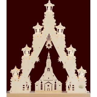 Saico 3 D Lichterspitze Seiffener Kirche