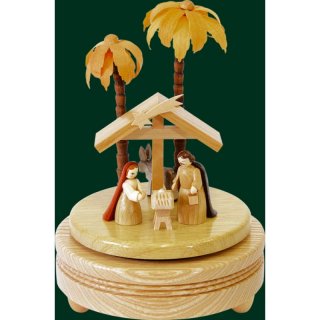 Spieldose Christi Geburt hell