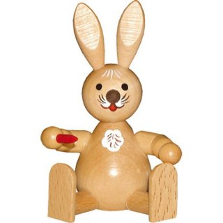 Wagner Osterhase sitzend mit Möhre