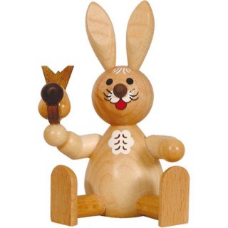Wagner Osterhase sitzend mit Vogel