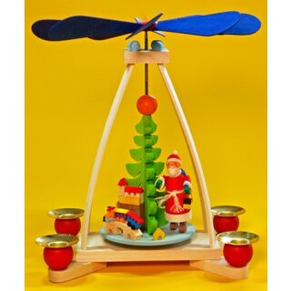 Graupner Tischpyramide mit Weihnachtsmann