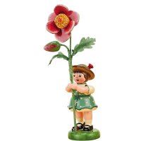 Hubrig Blumenkind / Blumenmädchen mit Heckenrose