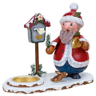 Hubrig Räuchermann Weihnachtsmann mit Teelicht