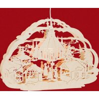 Taulin Fensterbild Seiffener Weihnachtsmarkt