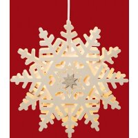 Taulin Fensterbild Schneekristall (2)