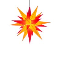 Herrnhuter Weihnachtsstern gelb/rot aus Kunststoff...