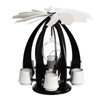 Schalling Schwebepyramide Nova anthrazit / weiß