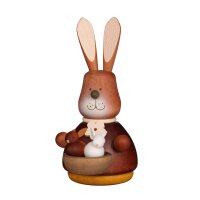 Christian Ulbricht Wackelm&auml;nnchen Hase mit Babys