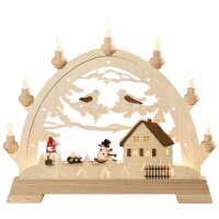 Taulin Rundbogen Haus mit Schneem&auml;nnern