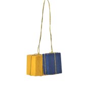KWO Baumbehang Pakete gelb / blau