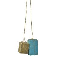 KWO Baumbehang Pakete gold / t&uuml;rkis