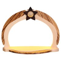 Zeidler LED-Design Lichterbogen Natur/Zebrano -...
