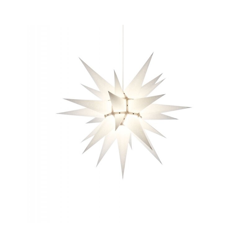 Herrnhuter Weihnachtsstern I6 weiß - Erzgebirgische Volkskunst - Das O