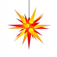 Herrnhuter Weihnachtsstern A7 gelb / rot aus Kunststoff...