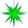 Herrnhuter Weihnachtsstern A7 grün aus Kunststoff mit Beleuchtung