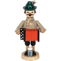 Richard Gl&auml;sser R&auml;uchermann Bayer mit Harmonika
