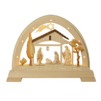 Taulin Rundbogen mit Christi Geburt - mit LED Band