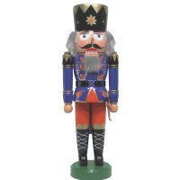 Legler Nussknacker König blau