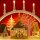 Seidel Schwibbogen Kirche mit Sternsänger LED beleuchtet