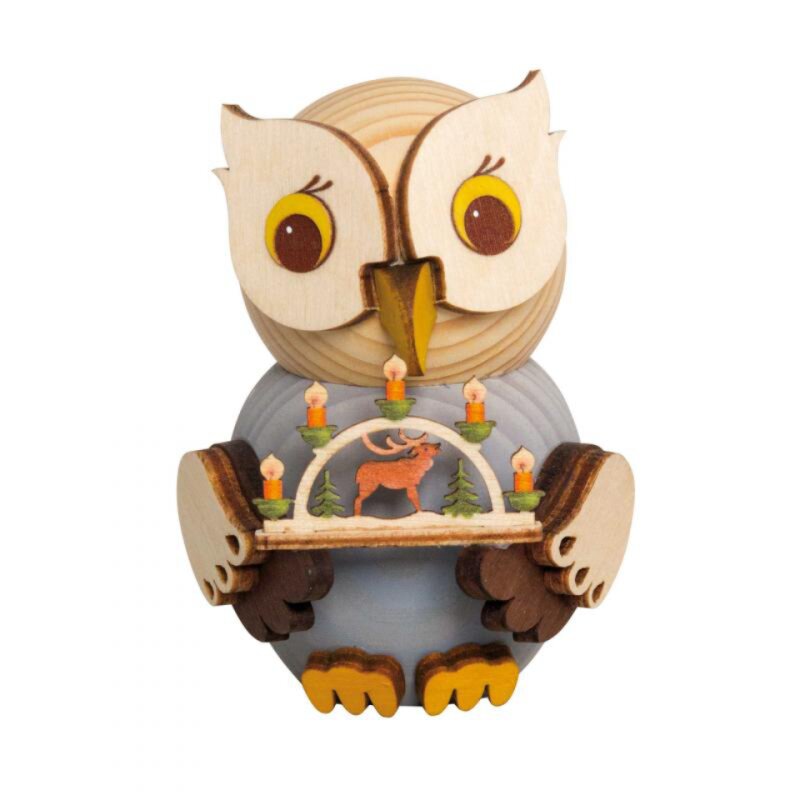 Mini Schneekugel Mit Eule - Magischer Winterzauber Für Deine Deko