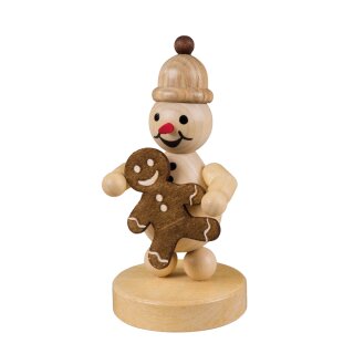 Wagner Schneemann Junior mit Lebkuchenmann