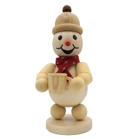 Wagner Schneemann Junior mit Tasse und Schal