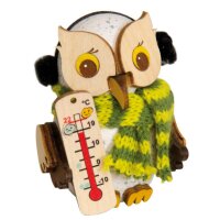 Kuhnert Mini Schnee Eule mit Thermometer