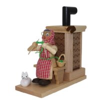 Legler Räucherfrau Oma am Ofen