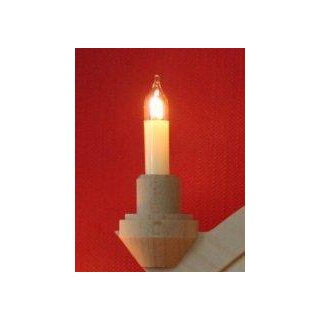 Ersatzglühlampen Kleinschaftkerze 23 V / 3 W 5´er Pack