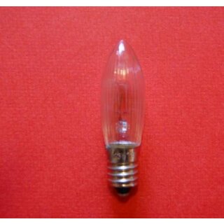 Ersatzglühlampen Tropfenkerze 14 V / 3 W 5´er Pack