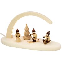Seiffener Volkskunst eG Lichterbogen Winterkinder mit LED...