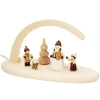 Seiffener Volkskunst eG Lichterbogen Weihnachtsmann mit...