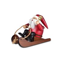 KWO Räuchermann Santa Claus mit Schlitten