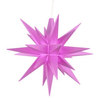 Herrnhuter Weihnachtsstern violett aus Kunststoff Ø 8cm - Jahresedition 2025