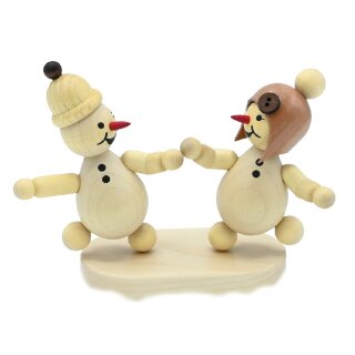 Wagner Schneemann Junior Geschwister tanzend